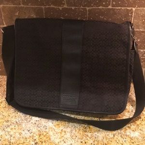 Black Coach Laptop Bag